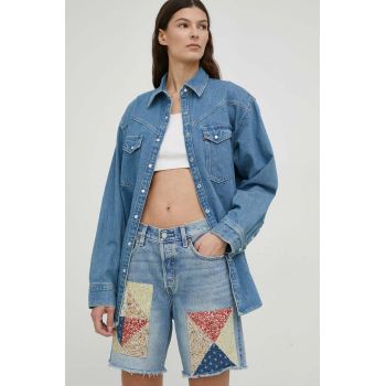 Levi's pantaloni scurti jeans femei, modelator, high waist