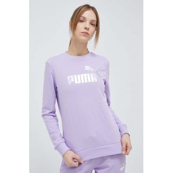 Puma bluza femei, culoarea violet, modelator