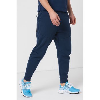 Pantaloni sport conici cu buzunare oblice Tech