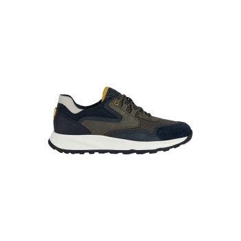 Pantofi sport cu detalii de piele intoarsa