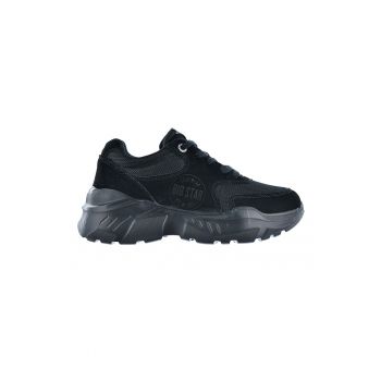 Pantofi sport cu insertii de piele intoarsa