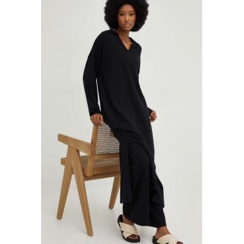 Answear Lab compleu femei, culoarea negru