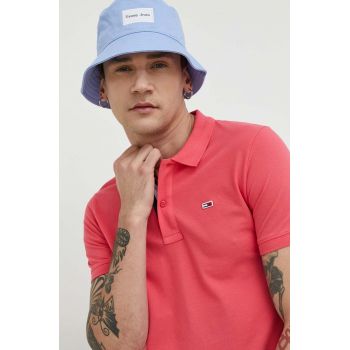 Tommy Jeans polo de bumbac neted