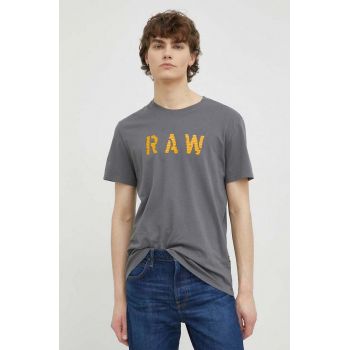 G-Star Raw tricou din bumbac 2-pack cu imprimeu