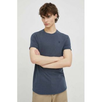 G-Star Raw tricou din bumbac x Sofi Tukker barbati, culoarea albastru marin, neted