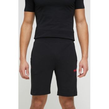 HUGO pantaloni scurți de lounge culoarea negru