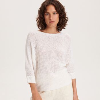 Reserved - Pulover stil chimono - Ivory Reserved - Pulover stil chimono - Ivory