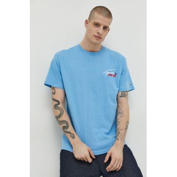 Tommy Jeans tricou din bumbac cu imprimeu