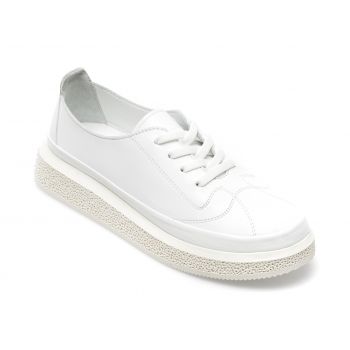 Pantofi GRYXX albi, 431015, din piele naturala