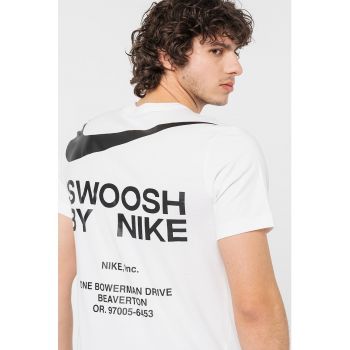 Tricou de bumbac cu imprimeu logo Swoosh Sportswear
