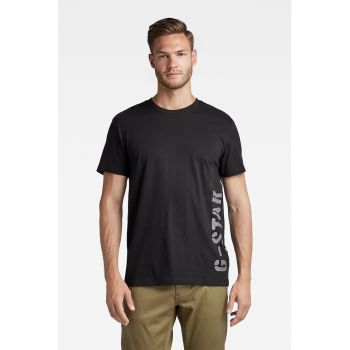 Tricou de bumbac organic cu imprimeu logo
