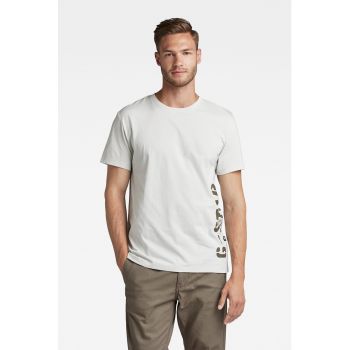 Tricou de bumbac organic cu imprimeu logo