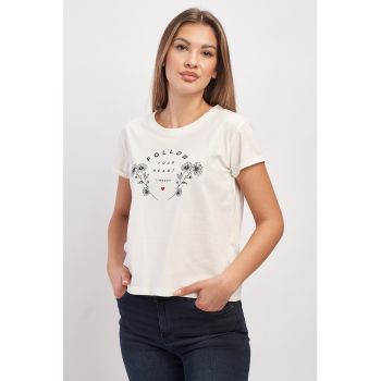 Tricou din bumbac cu imprimeu