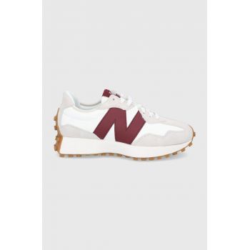 New Balance pantofi WS327KA culoarea alb, cu toc plat WS327KA-121