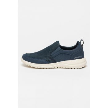Pantofi slip-on cu garnituri de piele intoarsa Lee