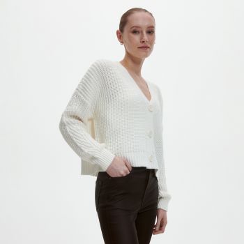 Reserved - Cardigan scurt - Ivory Reserved - Cardigan scurt - Ivory