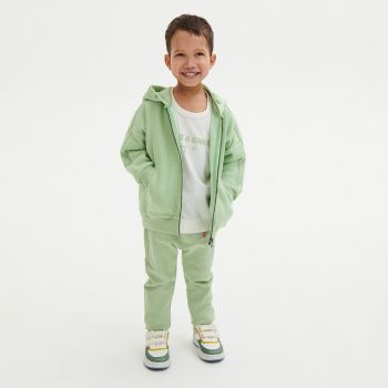 Reserved - Pantaloni de trening cu aplicație - Verde