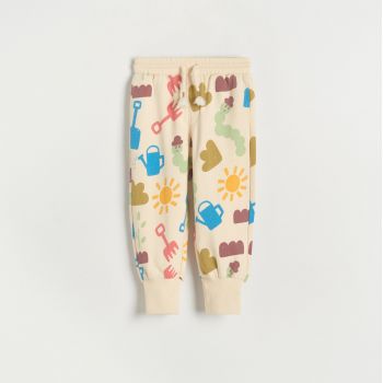 Reserved - Pantaloni sport oversized - Ivory Reserved - Pantaloni sport oversized - Ivory