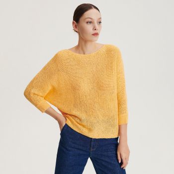 Reserved - Pulover stil chimono - Oranj Reserved - Pulover stil chimono - Oranj
