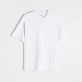 Reserved - T-shirt oversize - Alb
