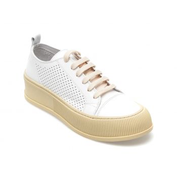 Pantofi GRYXX albi, 1187077, din piele naturala