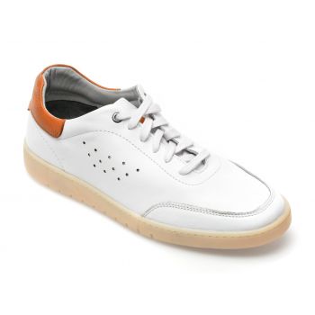 Pantofi GRYXX albi, 33620, din piele naturala ieftini