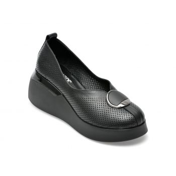 Pantofi GRYXX negri, 131503, din piele naturala