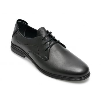 Pantofi GRYXX negri, 777591, din piele naturala