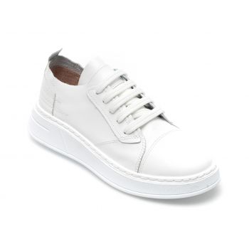Pantofi sport GRYXX albi, 4442454, din piele naturala