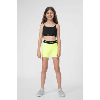 4F sutien sport fete F038 culoarea negru