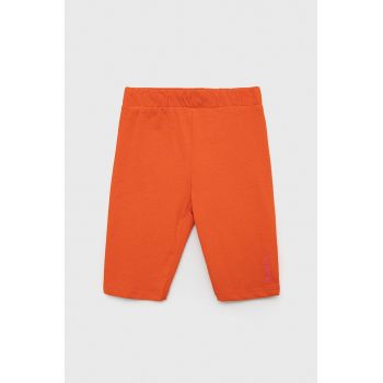Birba&Trybeyond pantaloni scurti copii culoarea portocaliu, neted de firma originali