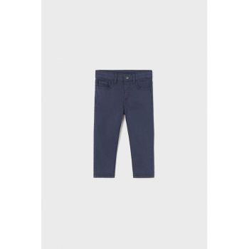 Pantaloni slim fit din amestec de bumbac