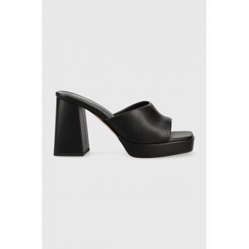 Aldo papuci Elkie femei, culoarea negru, cu toc drept, 13571628.Elkie