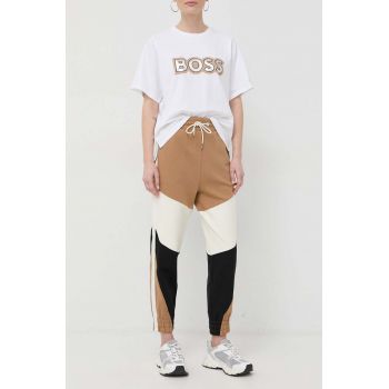 BOSS pantaloni de trening din bumbac modelator