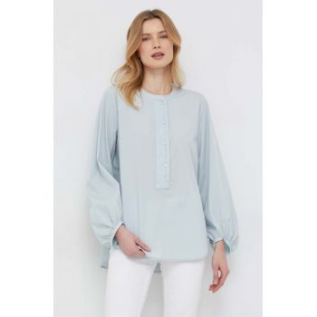 Dkny bluza femei, culoarea turcoaz de firma originala