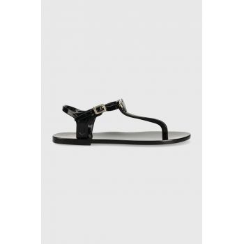 Love Moschino sandale femei, culoarea negru, JA16011G0GI37000