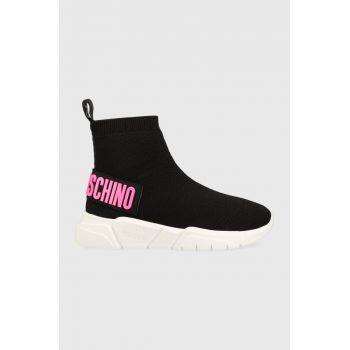 Love Moschino sneakers Sneakerd Running 35 culoarea negru, JA15493G1G