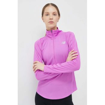 New Balance hanorac de jogging Accelerate culoarea violet, neted de firma original