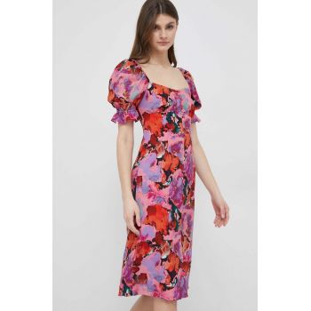 PS Paul Smith rochie culoarea roz, mini, evazati