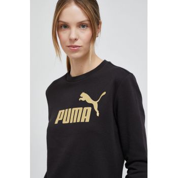 Puma bluza femei, culoarea negru, modelator ieftin