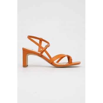 Vagabond Shoemakers sandale de piele LUISA culoarea portocaliu, 5312.301.44 ieftine