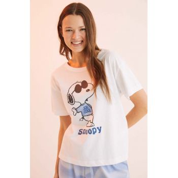 women'secret pijamale de bumbac Snoopy bumbac, 3135224