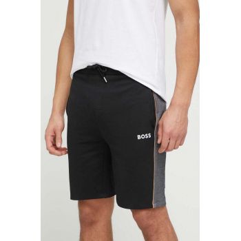 BOSS pantaloni scurti barbati, culoarea negru