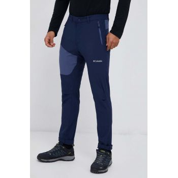 Columbia pantaloni de exterior Triple Canyon II culoarea albastru marin