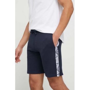 Emporio Armani Underwear pantaloni scurti barbati, culoarea albastru marin