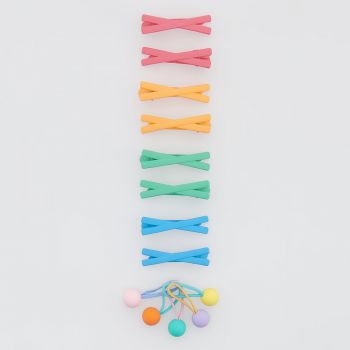 Reserved - Girls` hair elastics & hair-clip - Roz