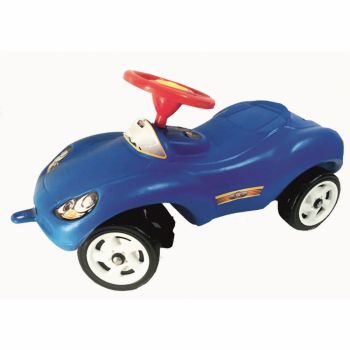 Masinuta copii fara pedale Step Car Burak Blue recomandata copiilor peste 3 ani actionata cu picioarele