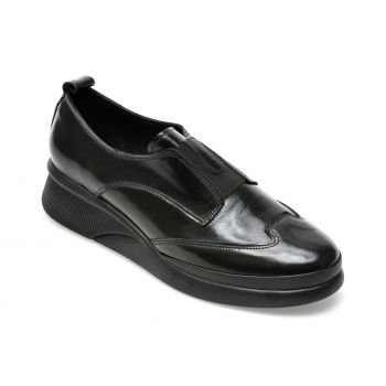 Pantofi GRYXX negri, 12060, din piele naturala lacuita
