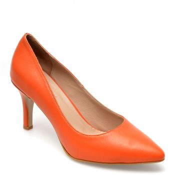 Pantofi GRYXX portocalii, 113, din piele naturala