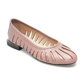 Pantofi GRYXX roz, 10387, din piele naturala